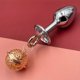 thumbnail image 3 of BDSM Anal Plug - Metal Bell Butt Plug for Masturbation and Sex Game - Erotic Props for Men and Women, 3 of 4