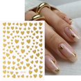 thumbnail image 1 of Pegatinas de uñas de estrellas plateadas 3D, láser bronceador, cruz blanca, estrellas de estrellas, Y2k, adhesivo elegante, decoraciones de manicura SO-167, 1 of 4