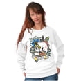 thumbnail image 4 of No Pain No Gain Skull Dagger Tattoo Unisex Plus Fleece Graphic Sweatshirt Brisco Brands 2X, 4 of 5