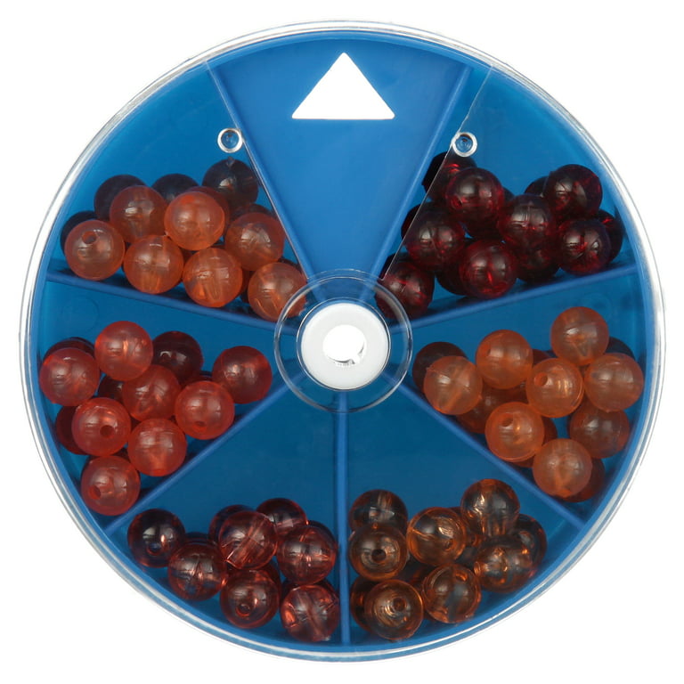 Danielson Egg Bead Assortment River Trout Fishing Attractors, Red