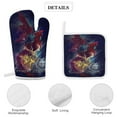 thumbnail image 4 of Game of Thrones Oven Mitts And Pot Holders Set 4 Pcs, Heat Resistant Oven Mitt Set with Potholders, Hot Pads And Oven Mitts Sets Oven Glove for Kitchen, Baking, Cooking, Grilling, 4 of 7