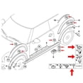 thumbnail image 4 of 20x For BMW Hex Head Tapping Socket Bolt Screw Clips Undertray Splash Guard, 4 of 8