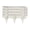 Beige, variant on Plastic Garden Fence, Modular Landscaping Border, Connectable Picket Fence Panel for Villa Courtyard, Vegetable Garden, Lawn Edge & Outdoor Barrier Decoration