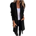 thumbnail image 1 of Trench-Coat pour Femmes Élégant Chaud Veste d'Hiver Manches Longues Manteau à Revers Décontracté Mode Automne, 1 of 8