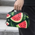 thumbnail image 2 of Watermelon Waterproof Oxford Cloth Hard Drive Case Organizer for Electronic Gadgets - Charger Case, Travel Organizer, Cord Organizer Travel Small, Appliance Cord Organizer - 5.9x9.44x3.14 in, 2 of 6