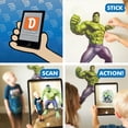 thumbnail image 3 of Wall Palz Marvel The Incredible Hulk Wall Decals - Hulk Wall Decor with 3D Augmented Reality Interaction - 25" Hulk Stickers - Marvel Legends Room Decor, 3 of 6