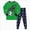 B162--Green, variant on Toddler Pajamas Boy Girls Girls Pajama Set Winter Warm Sleepwear Pjs Set Tops Pants Outfits Loungewear 7-8 Years Boy Girl Black Fall Winter Tops Pants Set