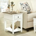 thumbnail image 2 of Riverside Furniture Myra Table d'Appoint Multicolore en Bois 16 Pouces x 25 Pouces avec Tiroir, 2 of 11