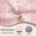 thumbnail image 4 of Janvonne Bohemian Pink Area Rug, Soft Low-Pile Washable Non-Slip Vintage Throw Rug for Living Room Bedroom Nursery, Stain Resistant Kid & Pet Friendly,7'x10', 4 of 6