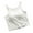 White, variant on Posijego Women's Crop Tank Tops Scoop Neck Undershirts Self Padded Bra Athletic Workout Yoga Tank Tees