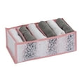 thumbnail image 1 of Foldable Printed Mesh Underwear Shirt Leggings Jeans Drawer Storage Box For Closet, 1 of 3