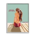thumbnail image 4 of Stupell Industries Style is Eternal Motivating Fashion Quote Beach Woman Graphic Art Gray Framed Art Print Wall Art, Design by Amelia Noyes, 4 of 5