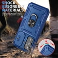 thumbnail image 3 of Case for Galaxy A54 5G, Slide Lens Protective Case Shockproof Impact Resistant with Kickstand Cover Case for Samsung Galaxy A54 5G (Dark Blue), 3 of 12