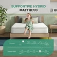 thumbnail image 6 of Novilla Twin XL Mattress 8 inch, Hybrid Twin XL Size Mattress In a Box, Innerspring Mattresses with Comfortable & Breathable Foam, Supportive Mattresses for Back Pain Relief, Certipur-Us Certified, 6 of 7