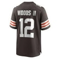 thumbnail image 3 of Men's Nike Michael Woods II Brown Cleveland Browns Game Player Jersey, 3 of 4