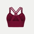 thumbnail image 5 of POIUYTR Plus Size High Support Cross Back Sports Bra - Women Breathable Mesh Wireless Workout Top with Wide Straps, 5 of 5