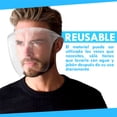 thumbnail image 3 of Paquete De 5 Caretas Con Lentes - Gafas de protección facial - Gafas de protección antiniebla - Pantalla facial reutilizable con gafas - Visibilidad mejorada y diseño cómodo Gama Protect 5 Caretas Con Lentes, 3 of 7