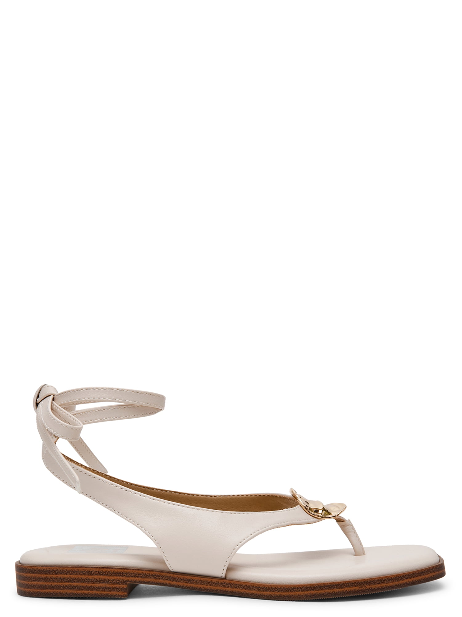 DV Dolce Vita Women's Markly Thong Sandal with Ankle Wrap