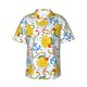 thumbnail image 1 of Fotbe Ducks and Anchors Camisa Hawaiana para Hombre Unisex – Camisa Casual de Verano con Botones de Manga Corta de Algodón y Lino,Large, 1 of 7