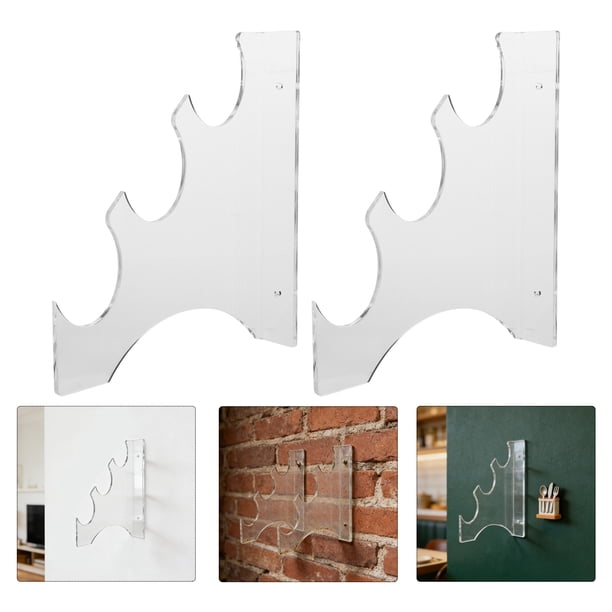FOMIYES 1Par Soporte De Pared Para Acrílico Transparente Para En Casa