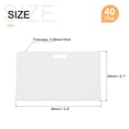 thumbnail image 2 of 40 Pack Blank Cards 15mil ID Cards Blank Plastic Cards White, 2 of 6