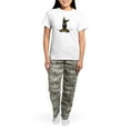 thumbnail image 4 of CafePress - B/T Chihuahua Sit Pretty Women's Light Pajamas - Women's Short Sleeve Print T-Shirt and Pants Light Cotton Pajama Set, 4 of 7