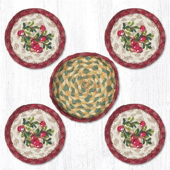 Capitol Importing 29-CB390C 5 in. Cranberries Coaster Set