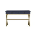 thumbnail image 4 of Parker Blue and Gold Campaign Desk, 4 of 9