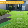 thumbnail image 2 of Artificial Grass Turf Rug Indoor Outdoor 4FTX7FT Thick Fake Faux Grass Carpet Green Synthetic Grass 1.77" Astro Turf for Garden Lawn Landscape Balcony Home Decor Patio, 2 of 5