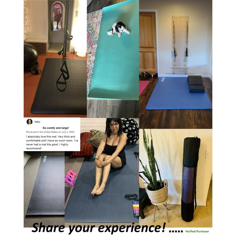 Extra Thick Yoga and Pilates Mat 1/2 inch  Mat pilates, Thick exercise mat,  Yoga pilates