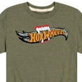 thumbnail image 3 of Hot Wheels - Halloween - Logo Bitten With Fangs - Toddler & Youth Short Sleeve Graphic T-Shirt, 3 of 5