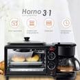 thumbnail image 4 of Máquina 3 en 1 Desayuno ilios innova con freidora cafetera y mini horno, 4 of 9