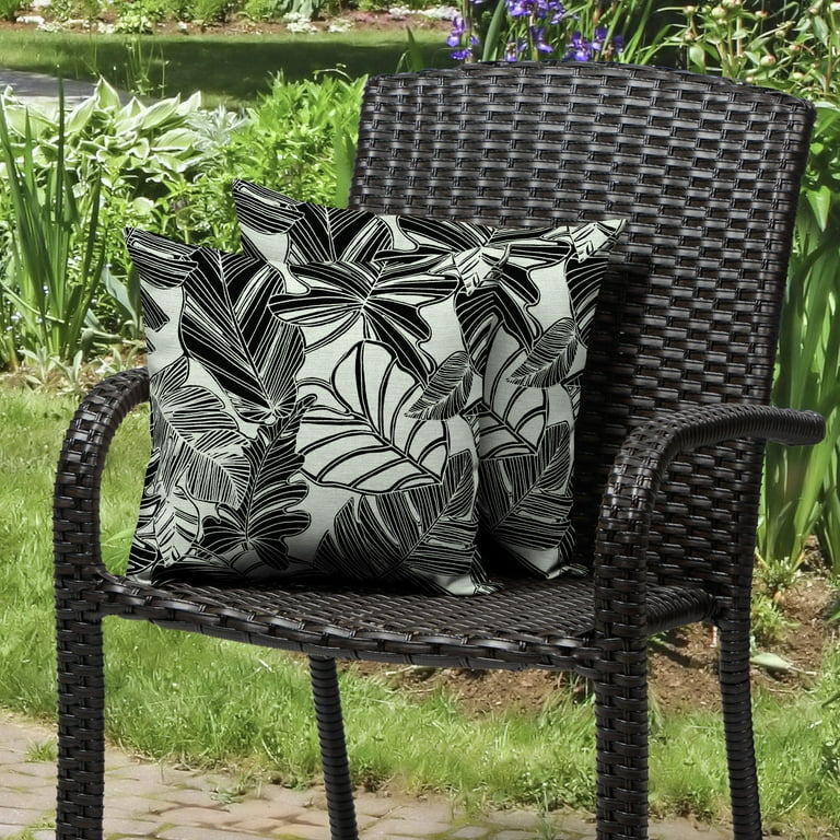 Mainstays Black and White Tropical 16 Mainstays Black and White Tropical 16