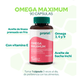 thumbnail image 4 of Suplemento Omega Máximum con Omega 3, 6 y 9 frasco con 90 cápsulas, 4 of 5