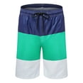 thumbnail image 6 of LELINTA Mens Swim Trunks Watershort Swimsuit Board Colorblock Shorts Bathing Suits Elastic Waist Drawstring, 6 of 8