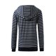 thumbnail image 3 of Sudaderas informales de moda para mujer, sudadera con capucha de manga larga para otoño, sudadera con capucha a rayas, Tops, camisa Bouse Fridja hkj5192, 3 of 6