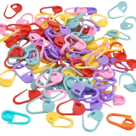 400 Pieces Crochet Locking Markers, Knitting Clips,Mixed Color