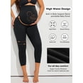 thumbnail image 4 of Takusun Maternity Leggings Over The Belly Buttery Soft Workout Activewear Yoga Womens Pregnancy Pants, 4 of 8