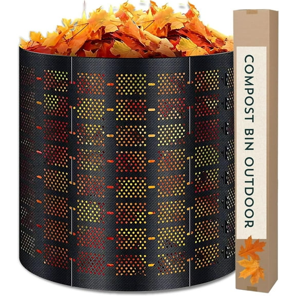 Compost Bins Outdoor Composter Easy Assembling Large Capacity Yard Waste Bins