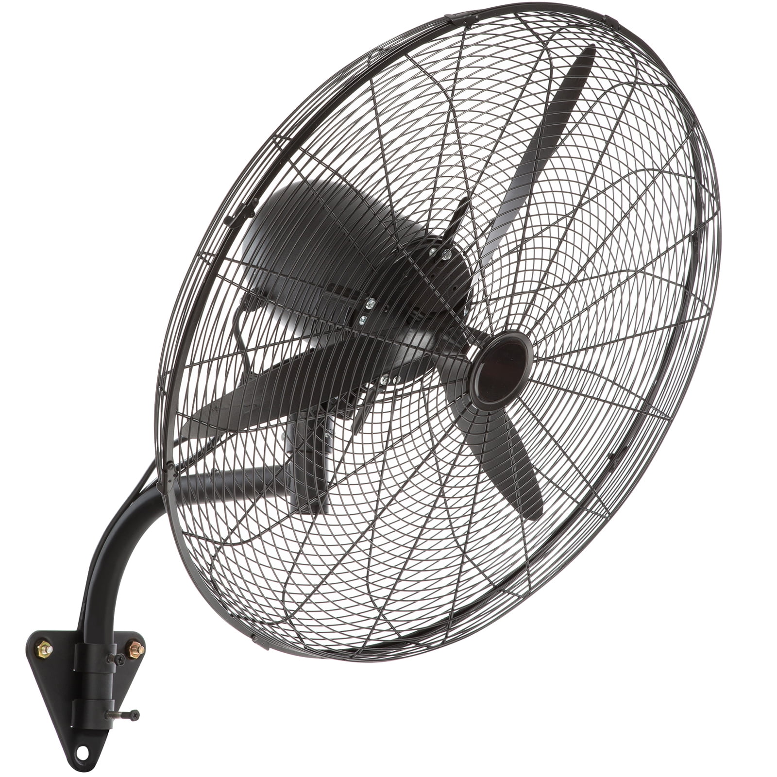 KFFKFF 29.5'' 3 Speed Waterproof Wall-Mount Misting Fan Oscillating Metal Fan