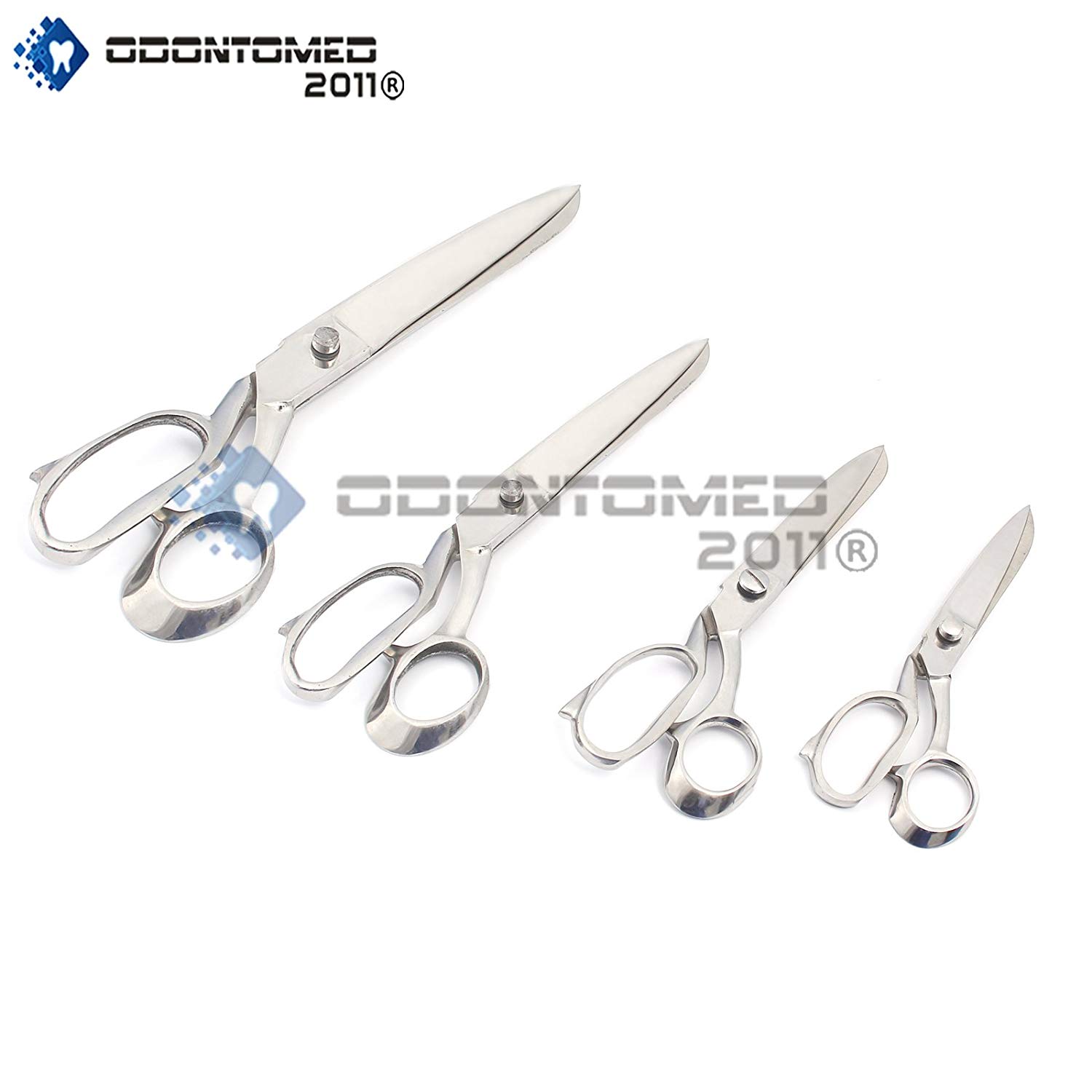 Odontomed2011® Set Of 4 Pieces Taylor Scissors 8" 10" 12" 14" Fabric
