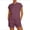 Red, variant on Womens Linen Blend Two Piece Outfit Round Neck Short Sleeve Top Elastic Waist Shorts with Pockets Loose Fit Casual Summer Matching Set