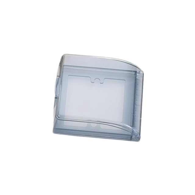 Weatherproof Outlet Cover 1 Gang Outlet Cover Boxes for Bathroom Pool Kitchen Clear Black