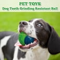 thumbnail image 5 of Dog Chew Toy Ball, Durable & Interactive Squeaky Dog Toy For Aggressive Chewers, Interactive Puzzle Dog Toy, Pet Chew Ball For Boredom, Dog Teething Toy Ball For Medium/Large Dogs, 5 of 5