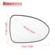 thumbnail image 3 of Retrovisor Derecho Calefacción Espejo Cristal para Kia RIO - 1uds Blanco Vidrio, 3 of 7