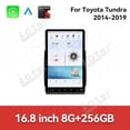 thumbnail image 3 of Aotsr 16.8 inch Android 15 Car Radio For Toyota Tundra 2014-2019 HD Multimedia Video Player Navigation GPS DVD 4G DSP Stereo Bluetooth, 3 of 11