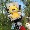thumbnail image 4 of Lindo gato Garfield de peluche, juguete de peluche, adorable gato de dibujos animados, ramo de flores, regalos creativos para el día de San Valentín, Navidad y graduación, 4 of 5