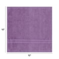 thumbnail image 2 of Casa Lino 26Pcs Washcloths (12" x 12") - 100% Cotton, 400GSM, Ultra Soft & Highly Absorbent (Purple), 2 of 6
