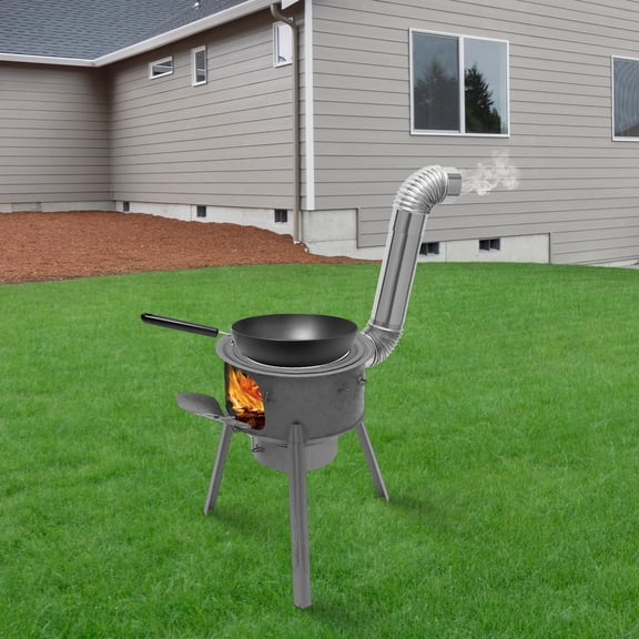 Multifunction Wood Burning Stove, Camping Wood Stove, Portable Wood Stove for Camping