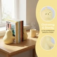 thumbnail image 2 of Unique Bargains Expandable Animal Figurine Bookends with Compartments Home 2 Pcs Yellow, 2 of 5